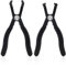 BOXOB 2pcs 30°&80° Push Pin Pliers Set, Panel Clip Electrical Disconnect Pliers Automotive Connector Removal Tool for Cars Trunk Interior Trim Rubber Buckles Clip Fasteners Disassembly