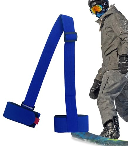 Ski Carry Strap,Ski Carrier Shoulder Strap,Skigurte Verstellbarer Nylon-Skiträger | Bequemer Bindungsgurt für die Schulter, tragbare Skihalter für Snowboards