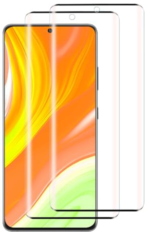 VideoSecu 2 Pièces Verre Trempé pour Samsung Galaxy S21 Ultra Protection écran - 9H Ultra Résistant, Anti-Rayures, Protection Écran 3D, Toucher Sensible, HD Sans Bulles pour S21 Ultra Vitre Protection
