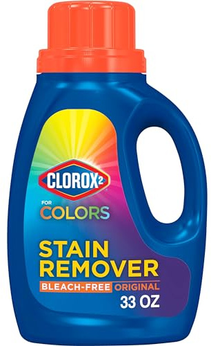 Clorox 2 for Colors Stain Remover and Laundry Additive, Original, 33 Fluid Ounces (Pack May Vary)