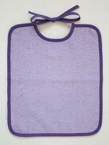 Lätzchen 25/30 Babylatz Bindelatz (Uni-Flieder-Violett Lätzchen)