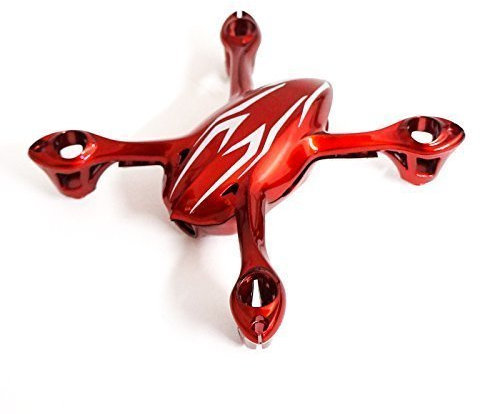 efaso Ersatzteil Quadcopter Hubsan x4 H107C-A01 - Haube rot metallic - Auch passend für: Amewi Spy Shadow, Rayline 310B, Simulus GH-4.CAM