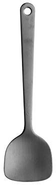 Gastromax - Spatule Plastique/Grande cuillère de Cuisson et Service - Ustensile de Cuisine Professionnel pour Wok et poêle - sans BPA, Passe au Lave-Vaisselle - Gris
