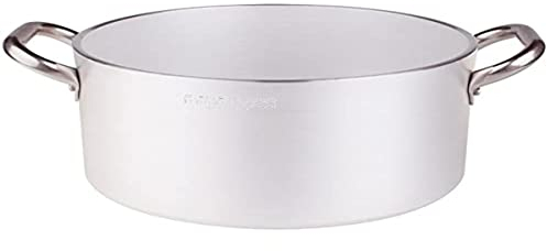 Pentole Agnelli ALMR110416 Casseruola Cilindrica Alta Radiante, Argento, 16 cm, 1 Pezzo