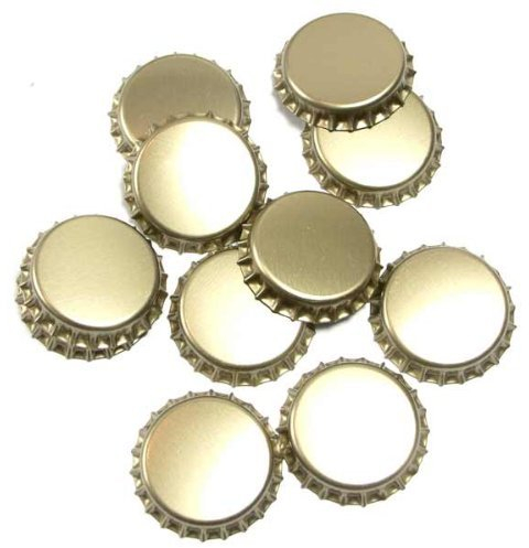 Capsules ungestanzt Ø 26 mm avec joint pour bouteilles standard en plastique, argent, 500 Stück Kronkorken