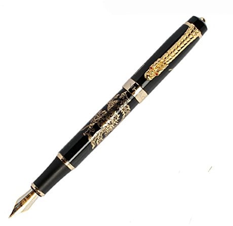 Jinhao Dragon 700 Penna stilografica con pennino 18 kt e punta in iridio 4277
