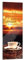 Klebefieber Glasbild Kaffee Sonnenuntergang B x H: 40cm x 100cm