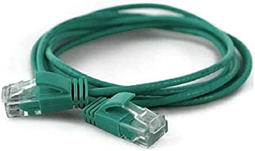 wantecWire Extra dünnes Patchkabel CAT.6 UTP, Länge 1 m, grün