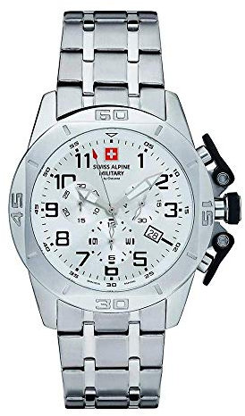 Swiss Alpine Military Herren Uhr Chrono 7063.9133SAM Edelstahl