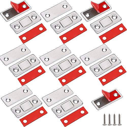 Magnetschnäpper Dünn Tür Magnet Stark Jiayi 8 Stück Magnete für Schranktüren Türmagnet Selbstklebend Türmagnete für Möbel Schubladen Magnet Schrank Magnetverschluss Schrankmagnete Magnet Türschließer