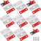 Cupboard Magnetic Door Catches Jiayi 8 Pack Drawer Door Magnets Ultra Thin Wardrobe Magnet Catch Adhesive Cabinet Door Magnetic Catch Latch for Kitchen Closet Small Wardrobe Sliding Door Close