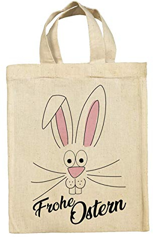 clothinx Oster Tüte aus Stoff, Eier Tasche 10er Paket zur Eiersuche mit Kindern auch als Osterdeko für Ostergeschenke