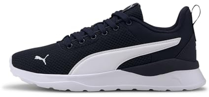 PUMA Unisex Kinder Anzarun Lite Jr Sneaker, Peacoat Puma White, 39 EU