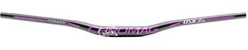 Chromag Fubars OSX 35 Mountainbike/MTB/Cycle/VAE/E-Bike, Schwarz/Violett, 35mm DH 25mm Rise 810mm