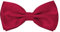 MASADA Herren Fliege Beerenrot glänzend und stufenlos verstellbar, handgefertigt mit Hakenverschluss - 12 x 6 cm 100% Polyester