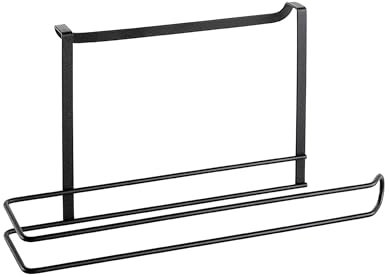 Metaltex Küchenrollenhalter, TouchTherm, schwarz, 34 x 18 x 10 cm