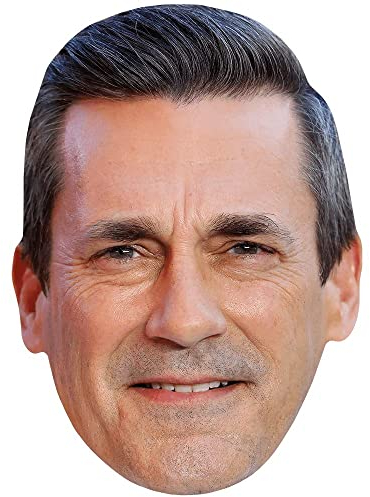 Jon Hamm (Stubble) Maske aus Karton
