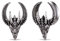ERKUOO 2PCS Eröffnung Sattel Ohrentunnel Wasserhahn Plug Ohr Gauges Piercing Expander Studs Tragen Mode Körper Piercing Schmuck Ohrringe Geschenk 14mm