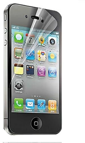 SILCOSTAR Plastic Screen Protector For Apple iPhone 4/4s (3.5) -Ultra HD Clear LCD Screen Protector Guard Cover -3 Pack