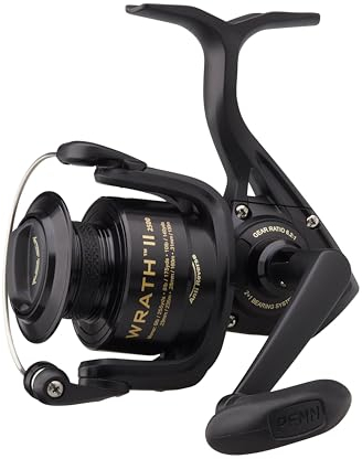 Penn Wrath II Spinnrolle – Eine langlebige und leichte Angelrolle für das Meeresangeln, vielseitig einsetzbar und EIN tolles Preis-Leistungs-Verhältnis. Ideale zum Fangen von Barsch, Dorsch