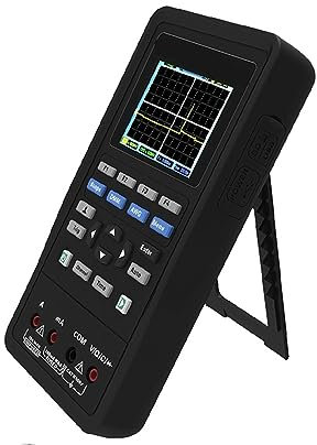 EBAYTV Oscilloscope Osiclloscope numérique Automatique 4 en 1 2D82 Oscilloscope 2 canaux + multimètre + Diagnostic Automobile + générateur de Forme d'onde