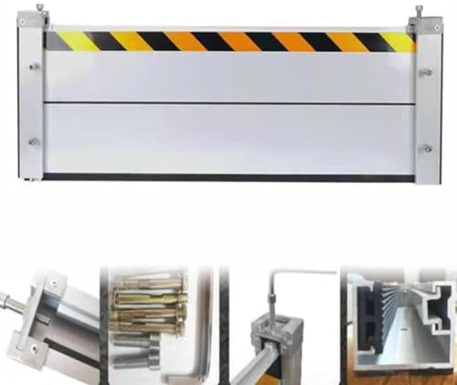 RRraw Hochwasserschutz Barriere Kellerfenster,90/100/120/130/140/150cm Hochwasserschutz Barriere, Aluminiumlegierungsmaterial, Gut Wasserdicht, Geeignet FüR Garageneinfahrt, TüR, StraßE Usw,140 * 40