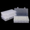 MANCHAP 3 PCS 60 Slots Diamond Art Storage Boxes, 27 x 16 x 5.8cm Clear Plastic Diamond Painting Storage Container Embroidery Bead Box for Jewelry, Beads, Craft