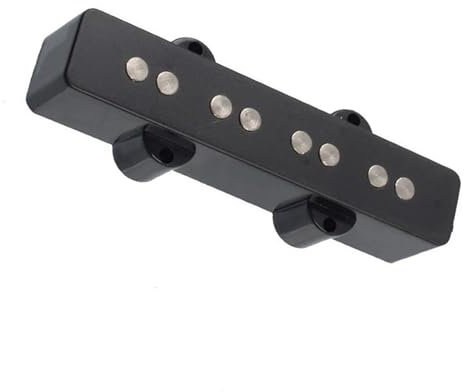 Micro Pour Guitare Electrique Micro de basse à 4 cordes en céramique, Style ouvert, pièces de guitare basse, couvercle en plastique, 1 pièce (Color : Bridge)