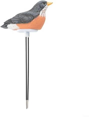 Medidor de humedad del suelo Medidor de humedad en forma de pájaro Alarma de riego Probador de agua de plantas Sensor higrómetro Probador de jardín Sensor automático y modo nocturno (negro)