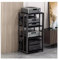 mobile stereo hi fi rack hifi Mobiletto For Componenti Audio E Video Con Supporto Multimediale A 4 Livelli, Mobiletto For Ricevitore Stereo Con Ripiani Regolabili, Mensola For Console Giradischi, Ripi