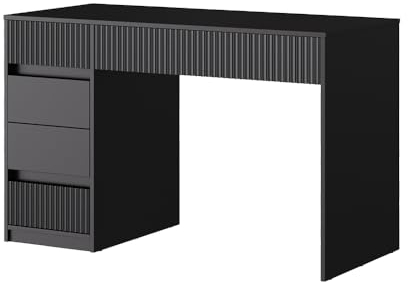 Vicco Schminktisch Omira, Schwarz, 120 cm ohne Spiegel