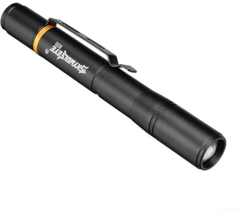 Powerful LED Torches, Lightweight Flashlight, Dual Light Modes, Black/Yellow (Yellow)