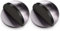 Hotop Self-Adhesive Floor Door Stoppers Oval Stainless Steel Door Stop Mounted Half Moon Wall Protector with Glues for Hard Floor Glass(Grey,2 Pcs)