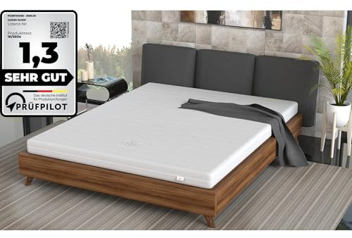 BSS BEDDING Matratze 180x200 cm Höhe 16 cm, Berlin 7-Zonen Orthopädische Kaltschaummatratze H3, Allergenfrei und Atmungsaktiv, Doppelseitige Rollmatratze (1 x Matratze)