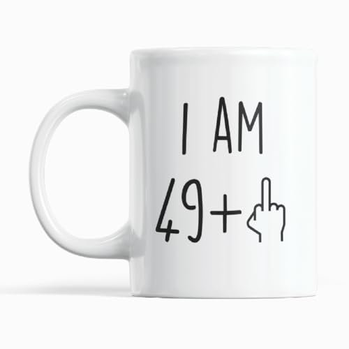 EletyueRob Funny 50th Birthday Gift idea Mug for Men and Women Turning 50 Years Old as a Joke Birthday Celebration - Best Gift for Mum, dad, Brother and Sister - Son and Daughter - Granny and Grandad