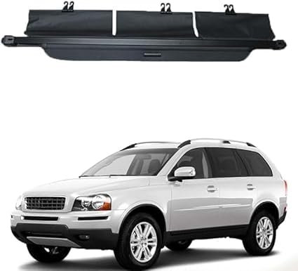 DKLIMA Maletero Trasero retráctil para Volvo xc90 2006 2013,Cubierta de Carga para Maletero de Coche Cubierta de Seguridad para Maletero