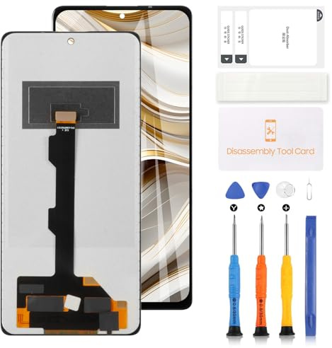 Schermo LCD per Xiaomi Redmi Note 13 PRO 4G Display LCD per Xiaomi Redmi Note 13 PRO 4G 23117RA68G 2312FPCA6G LCD Digitizer Assembly Vetro Touch Screen Sostituzione con Strumenti (6.6 pollici nero)