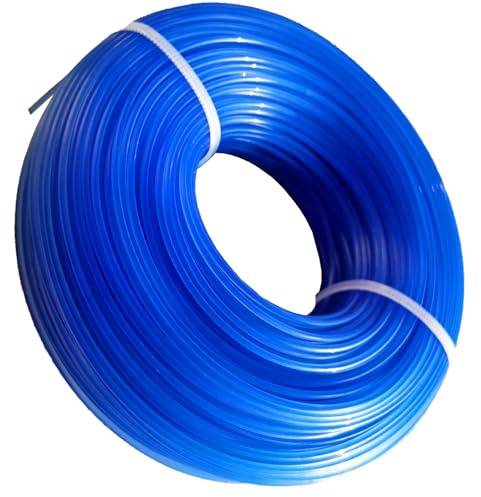 DY.2ten 100m Mähfaden, 1,6mm Trimmerfaden, Freischneider Faden, Rasentrimmerfaden, Trimmerschnur, Trimmer Linie, Universeller Ersatz für Rasentrimmer