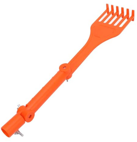 Mini Rake with Rotatable Handle, ABS Roof Gutter Cleaner Multifunctional Gutter Washing Tool for Removing Leaves Branches from Roofs, Gutters