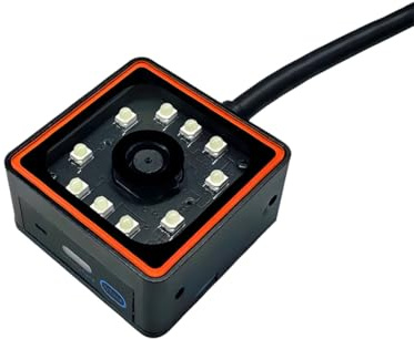 HDWR HD360 industrieller Barcode-Scanner 1D 2D QR, USB, IP65, Alu | Aluminiumgehäuse IP65, automatisches Hochgeschwindigkeitslesen, für Produktionslinien
