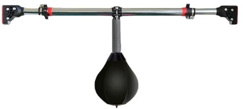 Passen Sie an, was Sie brauchen, tragbare Box-Schnelltasche | Tür-/Türrahmen-montierbarer Boxsack | reflektierender Lederball für Erwachsene, Kinder und Jugendliche | Flexibles Spielzeug zum