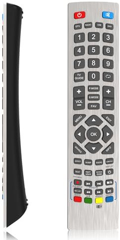 Replacement Sharp Remote Control Compatible with Sharp LCD LED 3D HD Smart TV, No Setup Required(SHW/RMC/0105)