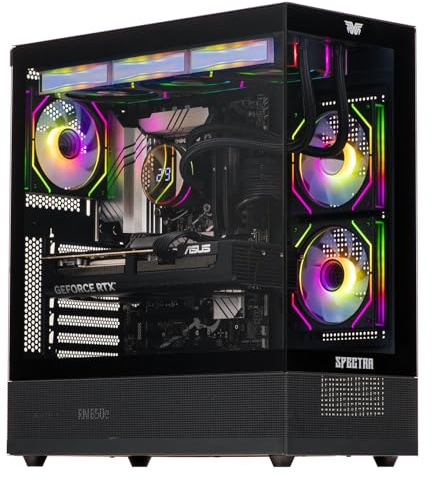 Veno Scorp Gaming PC – i7 12th gen 12-Core, 32GB 6000MHz RAM, 1TB NVMe SSD, RTX 5070 12GB Graphics, 850W Fully Modular PSU, 360mm Liquid Cooler, Windows 11, Spectra 3 Black Case