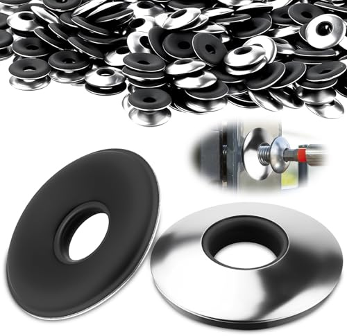 TXXATX Lot de 120 rondelles d'étanchéité EPDM M8 x 22 mm avec revêtement en néoprène Rondelles en acier inoxydable pour vis autoperceuses