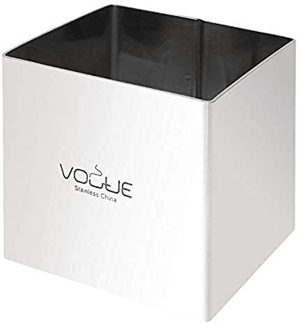 Vogue Platz Mousse Ringe 6 x 6 x 6 cm Edelstahl extra tief Cake Cutter Mould
