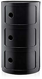Kartell 496709 Meuble de rangement Componibili (Noir)