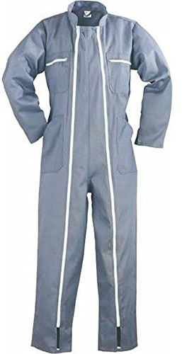 COVERGUARD 8626 - Combinaison de Travail - Taille 3 XL - 2 Fermetures à Glissière - Polyester et Coton - Grise