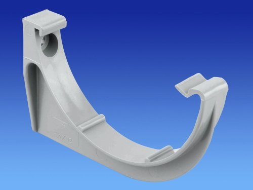 Wavin OSMA Roundline Gutter Support Bracket Pack of 3 112mm Grey 0T019x3g