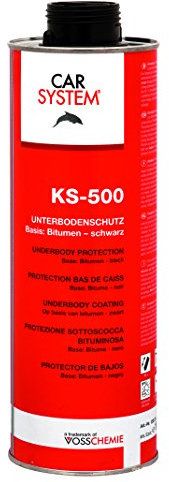CARSYSTEM Unterbodenschutz KS-500 Bitumenbasis schwarz 1 Liter 126.034