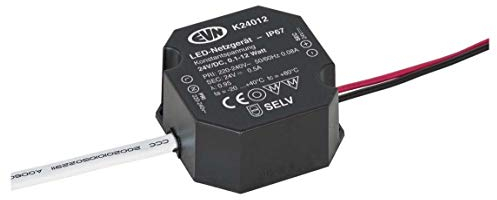 EVN K24012 A++ to A, Netzteil, Metall, 10 W, Integriert, grau, 35 x 35 x 25 cm